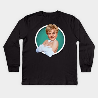 Angela Lansbury Kids Long Sleeve T-Shirt